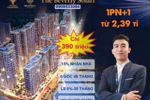 Cần bán căn hộ 2 phòng ngủ tại Vinhomes Grand Park, Long Bình, Quận 9, Hồ Chí Minh