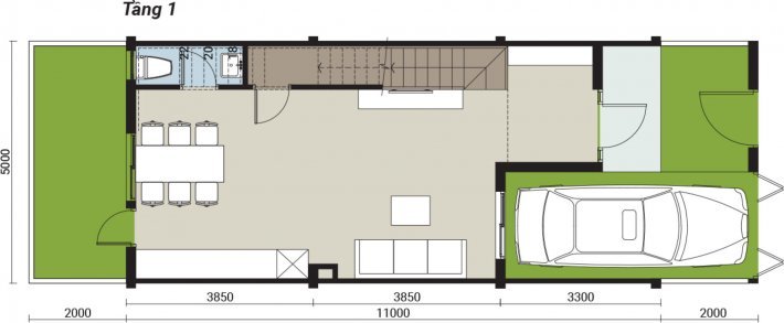 ·Tầng 1 - First floor